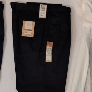Haggar Men's Classic Black Dress Trousers